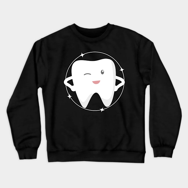 tooth Crewneck Sweatshirt by captainmood